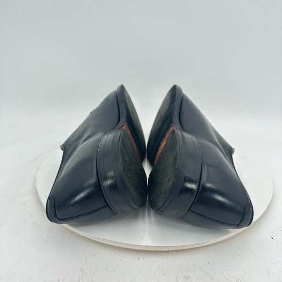 Allen Edmonds Delray Men Size 9.5D Black Leather Split Toe Derby Dress Shoes main image 8